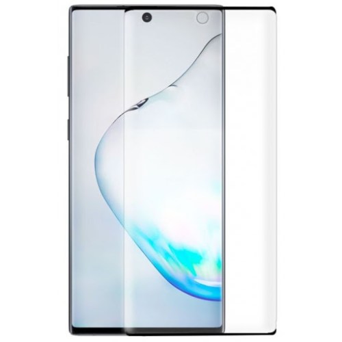 Pelicula de vidro 5D preto para Samsung Galaxy Note 10 Lite